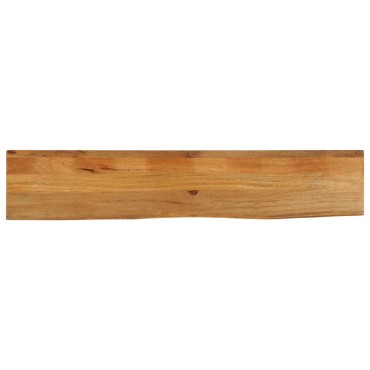 vidaXL Επιφάνεια Τραπεζιού 160x40x2,5cm Live Edge Μασίφ Ξύλο Μάνγκο 1 τεμ.