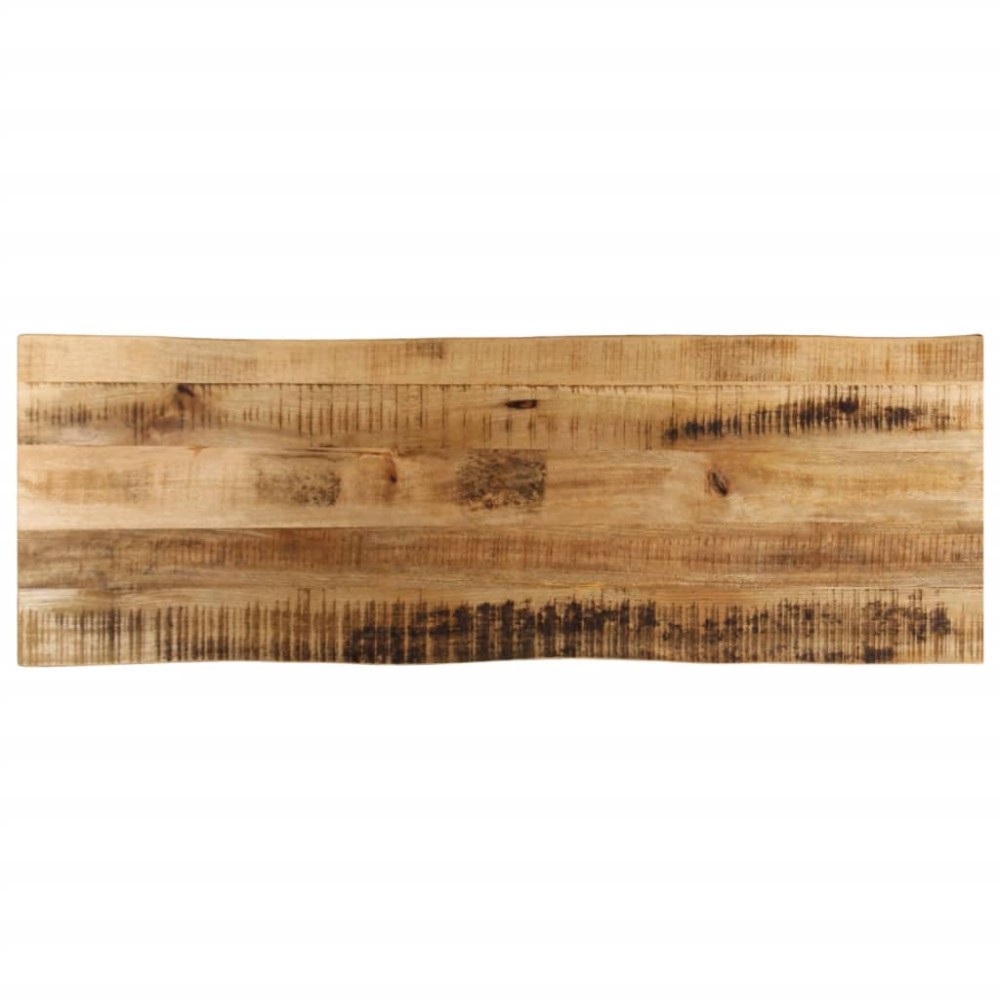 vidaXL Επιφάνεια Τραπεζιού 140x40x2,5cm Live Edge Μασίφ Ξύλο Μάνγκο 1 τεμ.