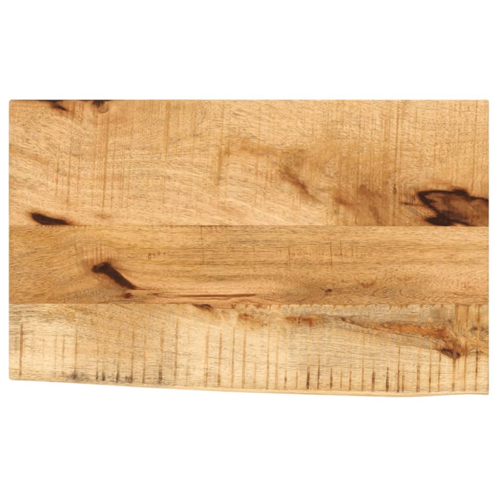 vidaXL Επιφάνεια Τραπεζιού 40x20x2,5cm Live Edge Μασίφ Ξύλο Μάνγκο 1 τεμ.