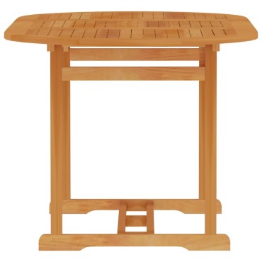 vidaXL Τραπέζι Κήπου 150x90x75cm Μασίφ Ξύλο Teak 1 τεμ.