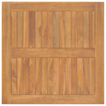 vidaXL Τραπεζαρία Κήπου 85x85x75cm από Μασίφ Ξύλο Teak 1 τεμ.