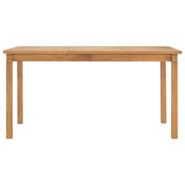 vidaXL Τραπεζαρία Κήπου 150x90x75cm από Μασίφ Ξύλο Teak 1 τεμ.