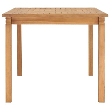 vidaXL Τραπεζαρία Κήπου 150x90x75cm από Μασίφ Ξύλο Teak 1 τεμ.