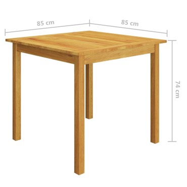 vidaXL Σετ Τραπεζαρίας Κήπου 3 τεμ. Μπεζ 52x57x84cm