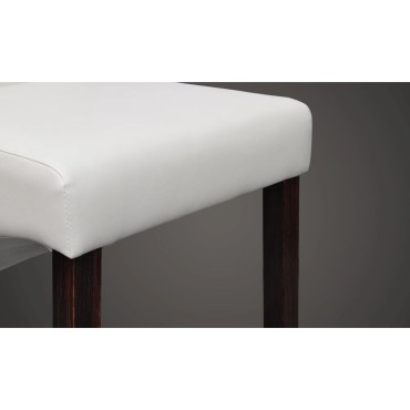 vidaXL Καρέκλες Τραπεζαρίας 6 τεμ. Λευκές από Συνθετικό Δέρμα 43x52x95cm