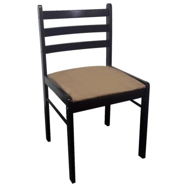 vidaXL Καρέκλες Τραπεζαρίας 4 τεμ. Καφέ Καουτσουκόδεντρο/Βελούδο 44x45x81cm