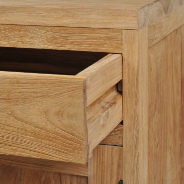 vidaXL Κομοδίνο 40x30x50cm από Μασίφ Ξύλο Teak 1 τεμ.