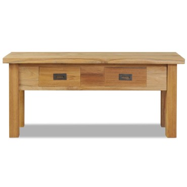 vidaXL Πάγκος Χολ 90x30x40cm από Μασίφ Ξύλο Teak 1 τεμ.