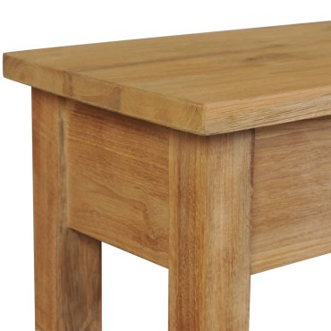 vidaXL Πάγκος Χολ 90x30x40cm από Μασίφ Ξύλο Teak 1 τεμ.