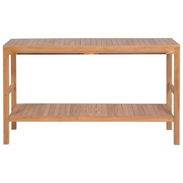 vidaXL Έπιπλο Μπάνιου 132x45x75cm από Μασίφ Ξύλο Teak 1 τεμ.