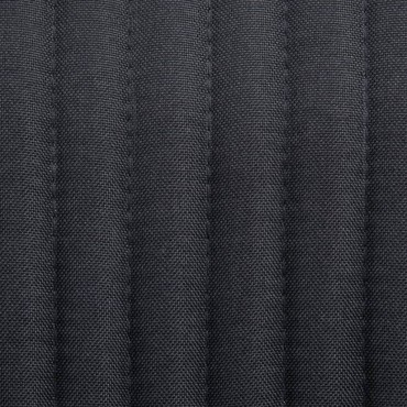 vidaXL Καρέκλες Τραπεζαρίας 2 τεμ. Μαύρες Υφασμάτινες 61x61x84cm