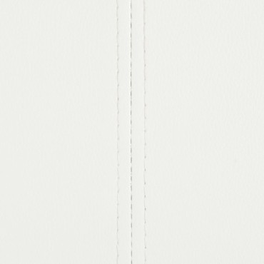 vidaXL Καρέκλες Τραπεζαρίας «Πρόβολος» 6 τεμ. Λευκές Συνθετικό Δέρμα 43x55x100cm