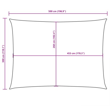 vidaXL Πανί Σκίασης Ορθογώνιο Taupe 3 x 5 μ. από Ύφασμα Oxford