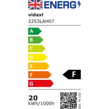 vidaXL Προβολέας LED Ψυχρό Λευκό 20 W