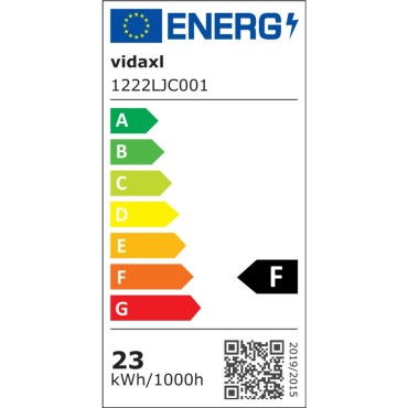 vidaXL Φωτιστικό Δαπέδου LED 23 W με Dimmer