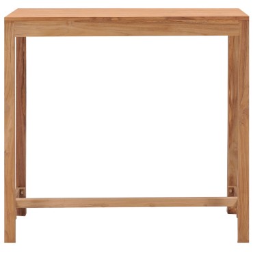 vidaXL Τραπέζι Μπαρ Κήπου 110x60x105cm από Μασίφ Ξύλο Teak 1 τεμ.