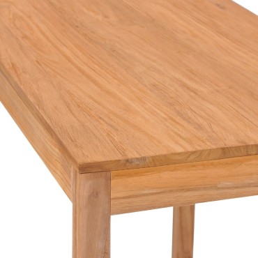 vidaXL Τραπέζι Μπαρ Κήπου 110x60x105cm από Μασίφ Ξύλο Teak 1 τεμ.