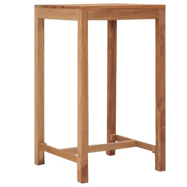 vidaXL Τραπέζι Μπαρ Κήπου 60x60x105cm από Μασίφ Ξύλο Teak 1 τεμ.