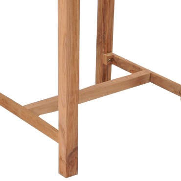 vidaXL Τραπέζι Μπαρ Κήπου 60x60x105cm από Μασίφ Ξύλο Teak 1 τεμ.