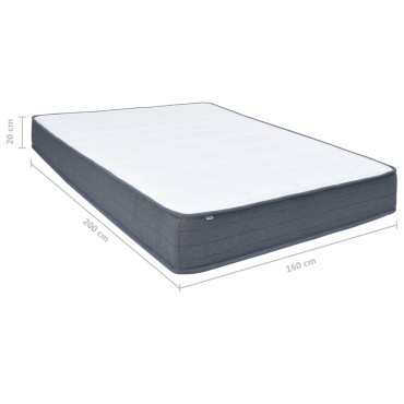 vidaXL Στρώμα για Κρεβάτι Boxspring 200x160x20cm 1 τεμ. - Διπλό