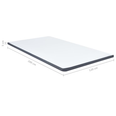 vidaXL Ανώστρωμα για Κρεβάτι Boxspring 200x120x5cm 1 τεμ. - Μονό