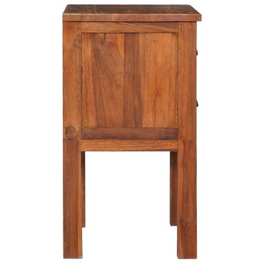 vidaXL Κομοδίνο 40x35x60cm από Μασίφ Ξύλο Teak 1 τεμ.