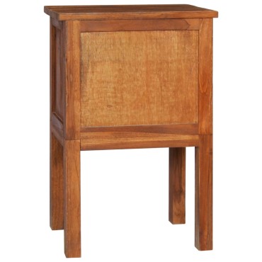 vidaXL Κομοδίνο 40x35x60cm από Μασίφ Ξύλο Teak 1 τεμ.