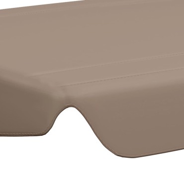 vidaXL Πανί Ανταλλακτικό για Κούνια Κήπου Taupe 150/130 x 105/70 εκ.