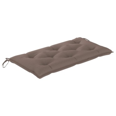 vidaXL Μαξιλάρι Πάγκου Κήπου Taupe 100x50x7 εκ. Ύφασμα Oxford