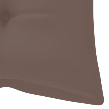 vidaXL Μαξιλάρι Πάγκου Κήπου Taupe 120x50x7 εκ. Ύφασμα Oxford