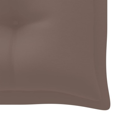 vidaXL Μαξιλάρι Πάγκου Κήπου Taupe 200x50x7 εκ. Ύφασμα Oxford