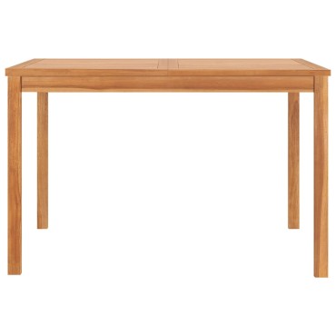 vidaXL Τραπεζαρία Κήπου 120x120x77cm από Μασίφ Ξύλο Teak 1 τεμ.