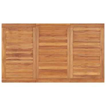 vidaXL Τραπεζαρία Κήπου 140x80x77cm από Μασίφ Ξύλο Teak 1 τεμ.