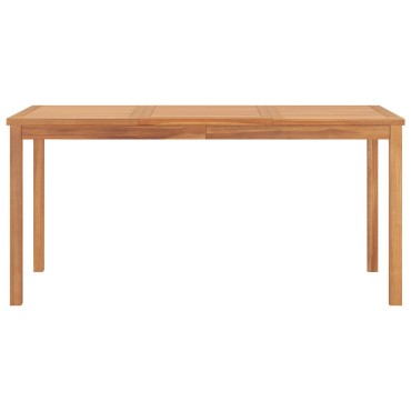 vidaXL Τραπεζαρία Κήπου 160x80x77cm από Μασίφ Ξύλο Teak 1 τεμ.