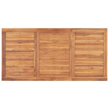 vidaXL Τραπεζαρία Κήπου 160x80x77cm από Μασίφ Ξύλο Teak 1 τεμ.