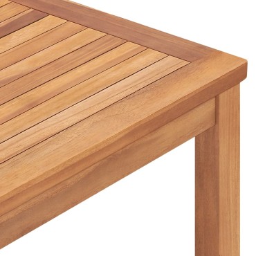 vidaXL Τραπεζαρία Κήπου 160x80x77cm από Μασίφ Ξύλο Teak 1 τεμ.