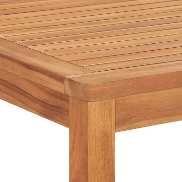 vidaXL Τραπεζαρία Κήπου 180x90x77cm από Μασίφ Ξύλο Teak 1 τεμ.