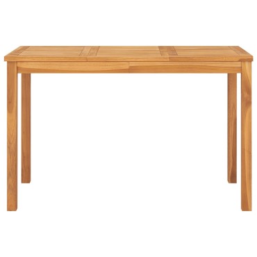 vidaXL Τραπεζαρία Κήπου 120x70x77cm από Μασίφ Ξύλο Teak 1 τεμ.