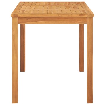 vidaXL Τραπεζαρία Κήπου 120x70x77cm από Μασίφ Ξύλο Teak 1 τεμ.