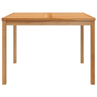 vidaXL Τραπεζαρία Κήπου 110x110x77cm από Μασίφ Ξύλο Teak 1 τεμ.