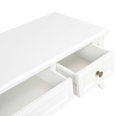 280048 vidaXL TV Cabinet White 100x35x35cm Wood 1 τεμ.