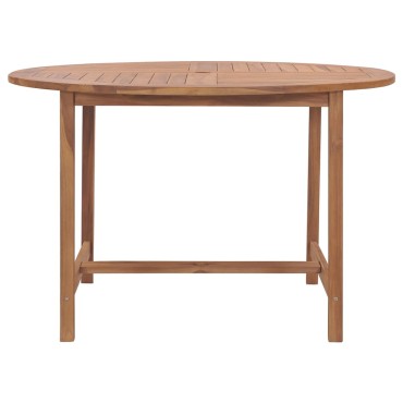 vidaXL Τραπεζαρία Κήπου 110x75cm από Μασίφ Ξύλο Teak 1 τεμ.