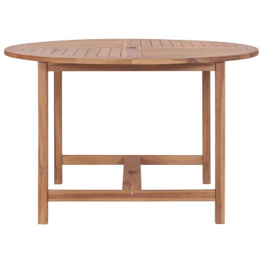 vidaXL Τραπεζαρία Κήπου 110x75cm από Μασίφ Ξύλο Teak 1 τεμ.