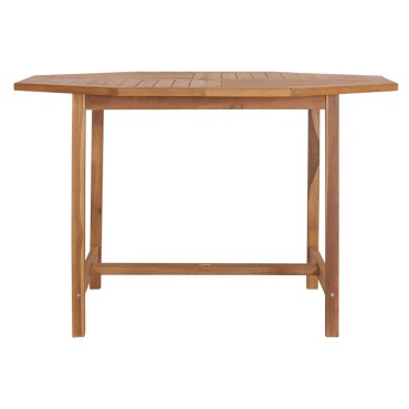 vidaXL Τραπεζαρία Κήπου 110x110x75cm από Μασίφ Ξύλο Teak 1 τεμ.