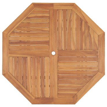 vidaXL Τραπεζαρία Κήπου 110x110x75cm από Μασίφ Ξύλο Teak 1 τεμ.