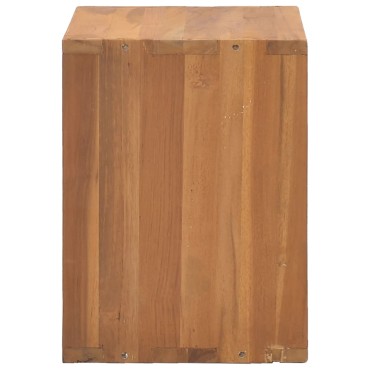 vidaXL Κομοδίνο 40x30x40cm από Μασίφ Ξύλο Teak 1 τεμ.