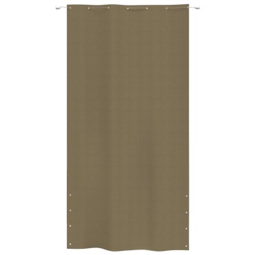 vidaXL Διαχωριστικό Βεράντας Taupe 140 x 240 εκ. Ύφασμα Oxford