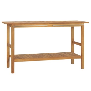 vidaXL Έπιπλο Μπάνιου 132x45x75cm από Μασίφ Ξύλο Teak 1 τεμ.