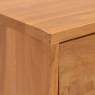 vidaXL Κομοδίνο 40x30x40cm από Μασίφ Ξύλο Teak 1 τεμ.