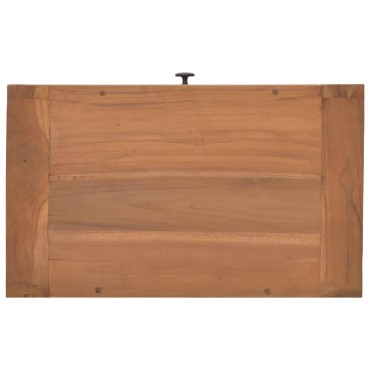 vidaXL Κομοδίνο 50x30x35cm από Μασίφ Ξύλο Teak 1 τεμ.